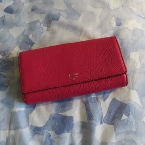 Pink Fossil Wallet